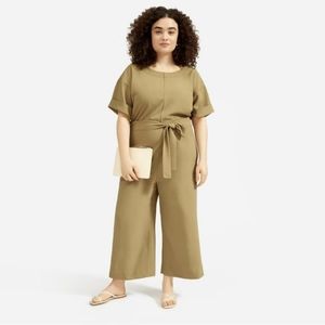 Everlane GoWeave Jumpsuit in olive